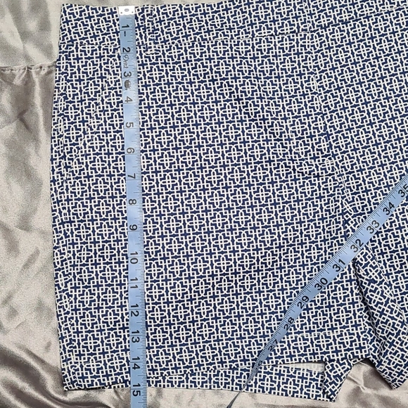 Counterparts Blue Patterned Chinos Shorts - Picture 5 of 6